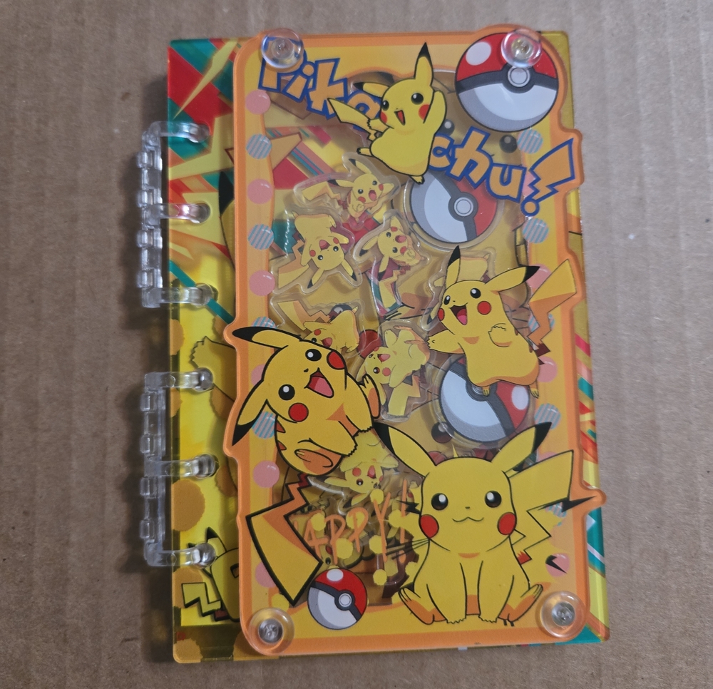 Pikachu A7 Acrylic Shaker Notebook